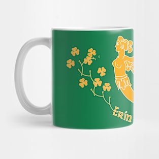 Ireland Forever - Erin Go Bragh Harp Shamrocks Mug